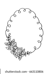 Floral frame