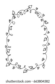 Floral frame