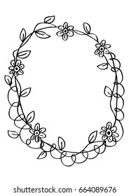 Floral frame