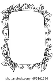 Floral frame
