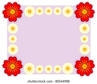 Floral frame