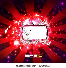 Floral frame