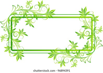 Floral frame