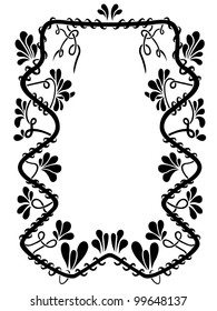 Floral frame