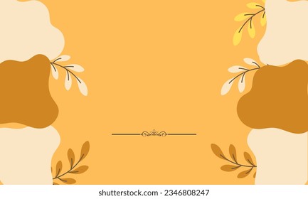 Fondo web de arte de marco floral. Resumen de la celebración de la decoración geométrica.