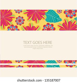 floral frame background