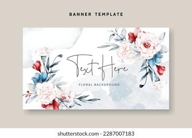 floral frame background and