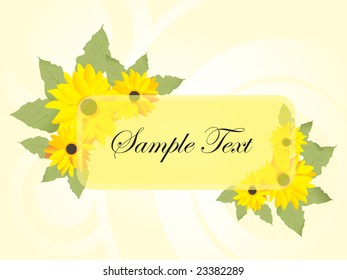 floral frame background, wallpaper
