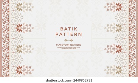 floral frame border vintage Vector ornament invitation greeting card template