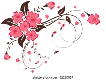 2,401 Brown Flower Corner Border Images, Stock Photos & Vectors ...