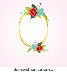 floral frame Design 1