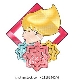 floral frame design