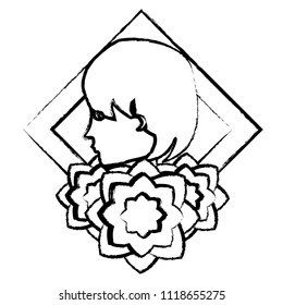 floral frame design