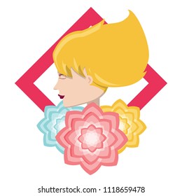 floral frame design