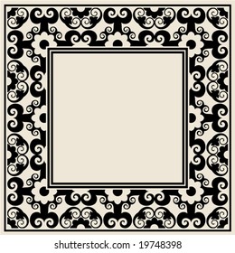 floral frame design