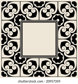 floral frame design