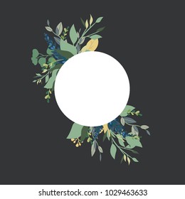 floral frame figure