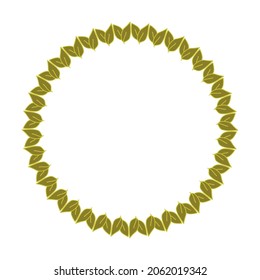 Blumenrahmen. Blumen und Blätter. Vektorgrafik. Farbiges Element für Design im Doodle-Stil.

