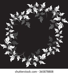 floral frame - Illustration