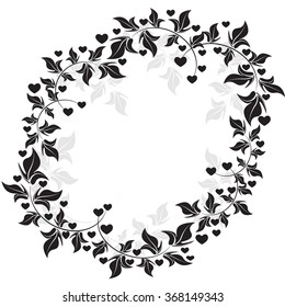 floral frame - Illustration