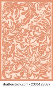 Floral frame illustration, Botanical frame, flowers background, greetings design