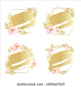 floral frame invitation background for wedding, anniversary and many more