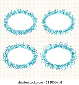 Floral frame set