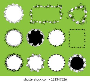 floral frame set