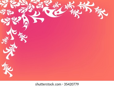 floral frame for text