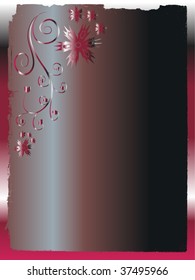 floral frame for text