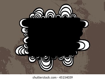 floral frame for text