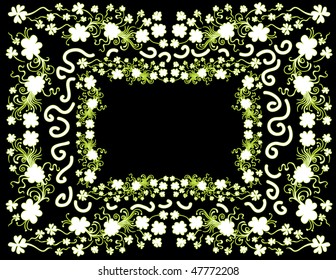 Floral Frame for text