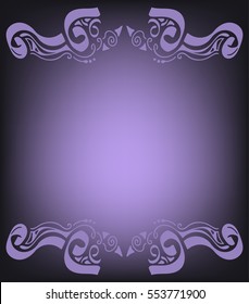 Floral frame for text