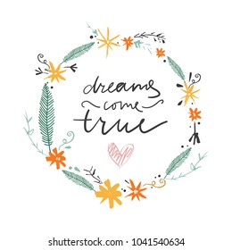  Floral frame and text.
Decor elements for your stuff and graphic design. Good for gift card. Clipart. Isolated.