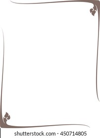 floral frame vector / Based on southeast Asia design