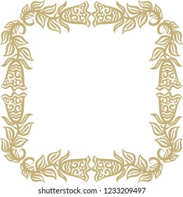 Floral frame. Vector illustration