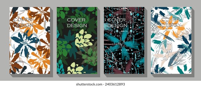 Floral frame. Watercolor background with flowers.  Ideas for magazine covers, brochures and posters. Vector illustration.