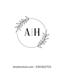 Diseño de vectores de casamiento de marco floral