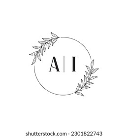 Floral Frame Wedding Vector Design