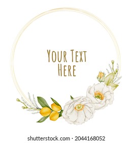 Floral Frame wreaths. Set of frame watercolor flowers. Watercolor colorful bouquet alstroemeria flower. Floral botanical flower. for graphic designer decorate, product design and card