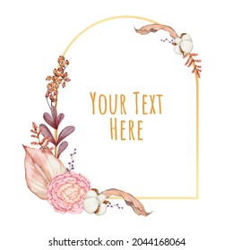 Floral Frame wreaths. Set of frame watercolor flowers. Watercolor colorful bouquet alstroemeria flower. Floral botanical flower. for graphic designer decorate, product design and card