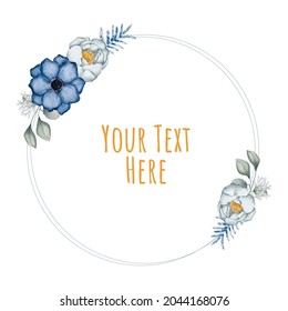 Floral Frame wreaths. Set of frame watercolor flowers. Watercolor colorful bouquet alstroemeria flower. Floral botanical flower. for graphic designer decorate, product design and card