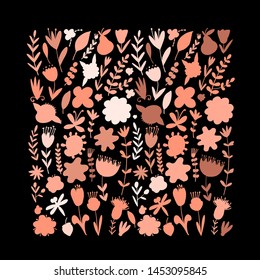 Floral frame for your design
