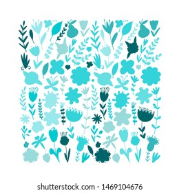 Floral frame for your design