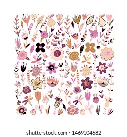 Floral frame for your design