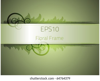 Floral frame for your design. Fully vector, enjoy!