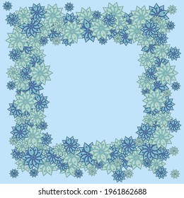floral frame for your text