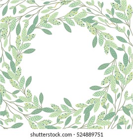 Floral Frame-Beautiful vintage wreath