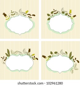 Floral frames