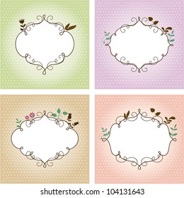 Floral frames